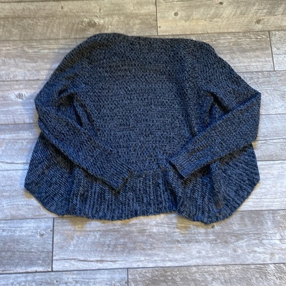 Gray and Black Cardigan Sweater - Picture 3 of 3